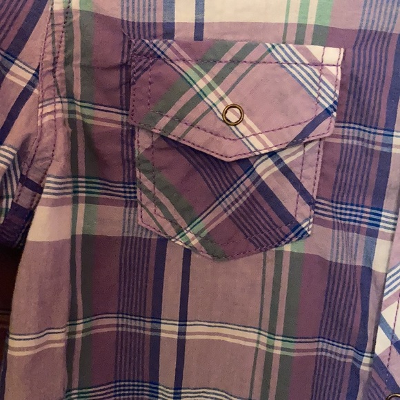 Cute purple plaid from Arizona. Size small. - Picture 3 of 4